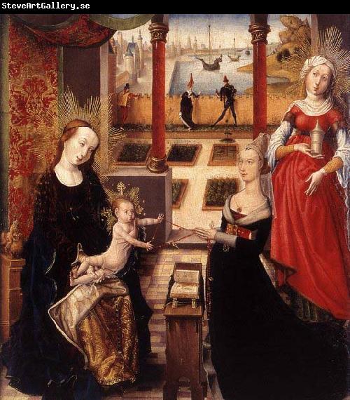 unknow artist Madonna with Donor and St Mary Magdalene